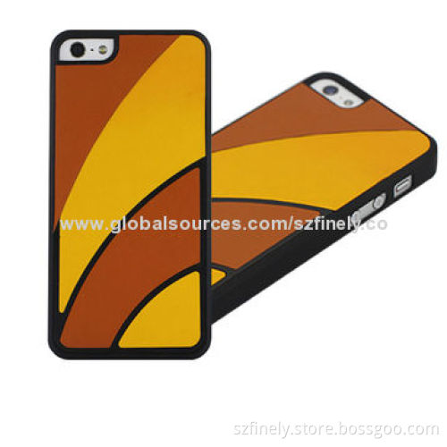 Leather & PC Case for iPhone 5/5S, PU Leather Stick, Hit Colors Available, Unique Design